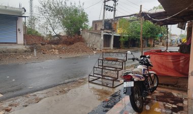 चिखली उपखंड क्षेत्र के कुआं गांव में सुबह से हो रही है रिमझिम बारिश