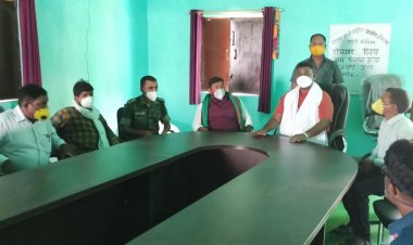 राज्य के श्रम नियोजन मंत्री सत्यानन्द भोगता जी नेcovid-19 टीकाकरण को लेकर किया अहम बैठक