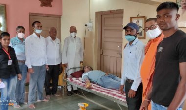 शिवाजी नगर , तुमसर में रक्तदान शिबिर का कार्यक्रम आयोजित किया गया