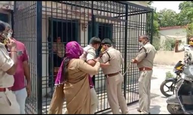 पुलिसकर्मी और NCL सिक्योरिटी  के बीच हुई झड़प