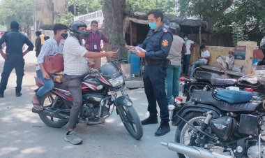 काशीपुर मे जारी है पुलिस का चेकिंग अभियान।