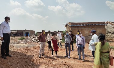 सीईओ अंजली राजोरिया ने भादर कलस्टर अंतर्गत विकास कार्यों का किया निरीक्षण