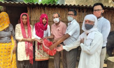 कोरोना काल मे दिवंगत पीड़ित परिवारों को मुहैया कराई आर्थिक सहायता राशि