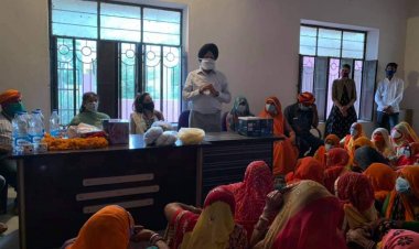 ग्राम पंचायत रामजीपुरा कलाँ के नागरिकों कों कोरोना की महामारी से बचाव के लिए मास्क एवम जरूरी सामग्री वितरित की ।