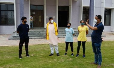 बादल महल की जगह आज अटल बिहारी वाजपेई भवन में मनाया जाएगा अंतराष्ट्रीय योग दिवस