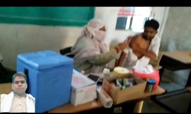 शिवपुरी शिव की नगरी के ग्राम पंचायत मुहारी कला में  वैक्सीनेशन महा अभियान के तहत 119+वैक्सीन लगाई गई ।