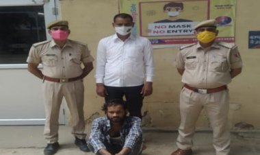 अवैध रूप से शराब बेचते हुए अभियुक्त गिरफ्तार