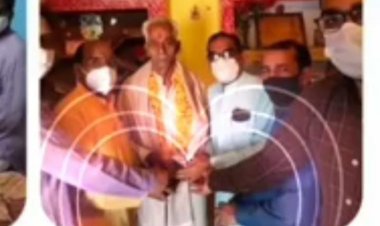 शिवपुरी में मींसा बंदियों का किया गया सम्मान