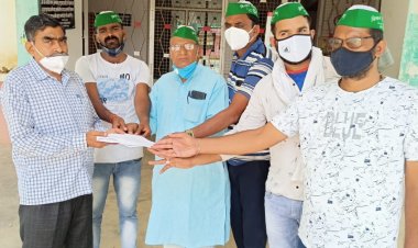 किसान एकता संघ मध्यप्रदेश ने राष्ट्रपति के नाम जिला कलेक्टर को सौंपा ज्ञापन-गंगा