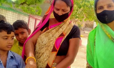रैणी तहसील की 26 ग्राम पंचायतों में  पल्स पोलियो अभियान आयोजित किया गया