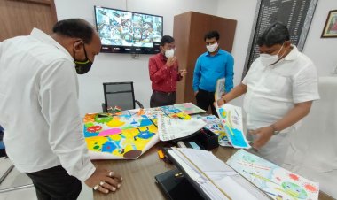 नगर परिषद् की चित्रकला प्रतियोगिता का परिणाम घोषित