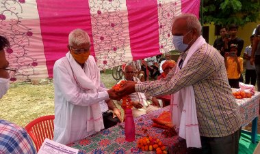विधायक जोहरी लाल मीणा द्वारा शीतल जल योजना का उद्घाटन किया गया
