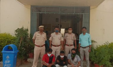 दिन दहाड़े  घर मे घुस कर चोरी करने वाले 3 अभियुक्तो को  का कोतवाली पुलिस किया गिरफ्तार, चोरी का माल भी किया बरामद