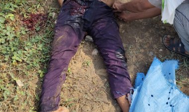 पुलिस अज्ञात व्यक्ति की कर रही है सनाक्त