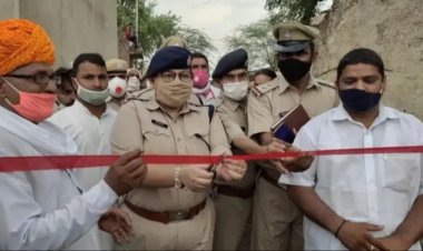 पुलिस अधीक्षक तेजस्विनी गौतम ने नवीन थाना का बेतूकाला में फीता काटकर किया उद्घाटन