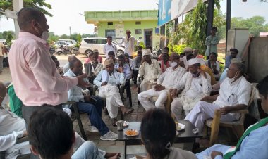 कांग्रेस कमेटी चिखली ने महंगाई के विरोध में धरना- प्रदर्शन किया।