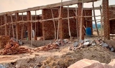 सिंचाई विभाग की भूमि पर भू माफियाओं को जबरन निर्माण जारी