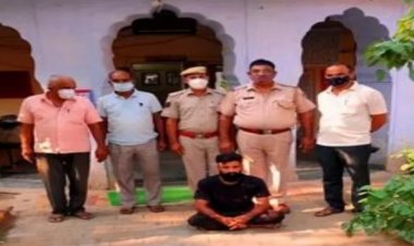 पुलिस के हाथों 50लाख का इनामी डकैत पैरोल से भागा हुआ गिरफ्तार