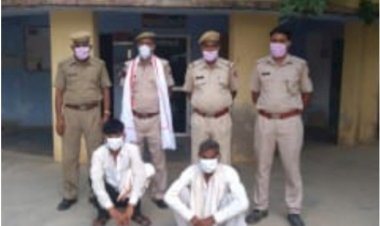 रैणी थाना इंचार्ज हनुमान सहाय मीणा ने दरिंदों को किया गिरफ्तार