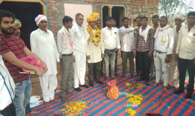 सागवाड़ा क्षेत्र काठल में भारतीय ट्राइबल पार्टी की बैठक।