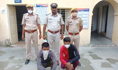 धंबोला पुलिस ने सांसरपुर फला कजंडीया में हुई हत्या में दो अभियुक्त किया गिरफ्तार