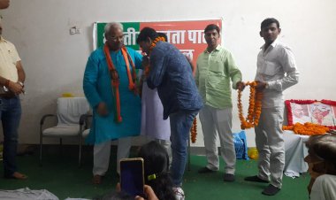 भाजपा प्रदेश महामंत्री का बांदीकुई प्रवास