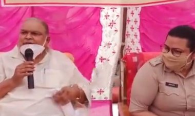 विधायक बाबूलाल बैरवा अलवर अधीक्षक तेजस्विनी गौतम ने फीता काटकर किया थाने का उदघाटन