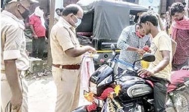 शहर में चलाया गया वाहन जाँच अभियान !