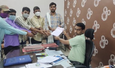 भारत की जनवादी नौजवान सभा ने दिया उपखंड अधिकारी कोज्ञापन