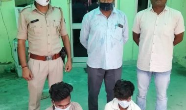 थाना अधिकारी चंद्रशेखर ने दो चोरों को धर दबोचा
