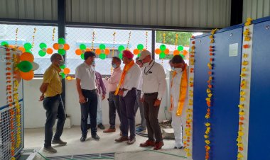 जिला अस्पताल में ऑक्सीजन प्लांट का किया लोकार्पण