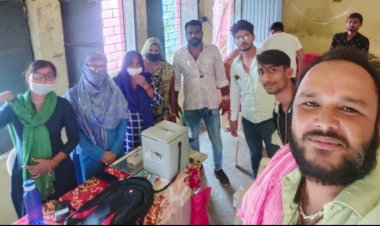 श्री राजपूत करणी सेना मूल ने वैक्सीनेशन सेंटर पर संभाली व्यवस्था कराया स्वल्पाहार
