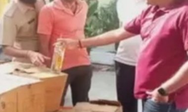 कोटपूतली थाना अधिकारी ने 50 लाख की शराब जप्त की