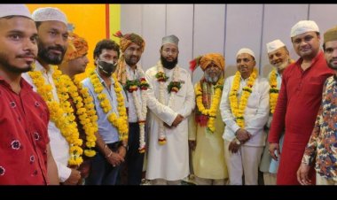 कुरैशी समाज ने प्रदेश मंत्री बनने पर किया जुबेर लाला का स्वागत