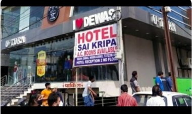 होटल साईं कृपा मैं पुलिस ने विशेष वर्ग के युवक को युवती के साथ पकड़ा