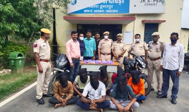 राहगीरों से रात्रि में लूट पात करने वाली रफ्तार गैंग का जिला पुलिस ने किया फर्दाफाश