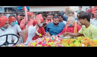 रियासत कालीन दिंडी यात्रा का पूर्व सभापति के मार्गदर्शन में हुवा स्वागत