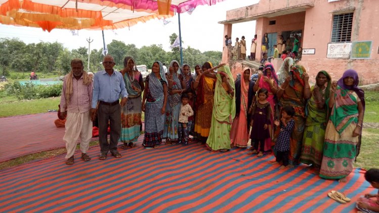 चिखली उपखंड क्षेत्र केभचड़िया खास गाव में आदिवासी दिवस मनाया गया।