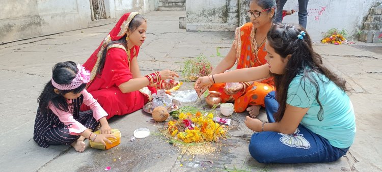 जिले भर में शीतला सप्तमी का त्यौहार हर्षोल्लास के साथ मनाया