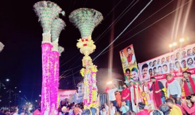 जाहरवीर गोगा देव जी के निशानों का किया भव्य स्वागत