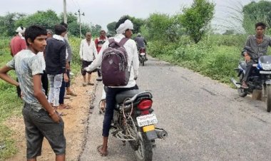 ग्रामीणों ने 108 एंबुलेंस बुलाकर हॉस्पिटल में कराया भर्ती