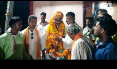 भाजयुमो प्रदेश मंत्री बनने पर बैरागी का किया भव्य स्वागत