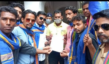 भीम आर्मी ने प्रदेश में हो रहे अन्याय और अत्याचार व शोषण की घटनाओं के विरोध में धरना देकर ज्ञापन सौंपा