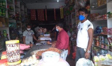 शहर में पॉलीथिन केरी बेग को लेकर बड़ी कार्यवाही