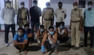 अलवर पुलिस व एसटीएफ यूपी के समन्वय से पकड़े गए बदमाश