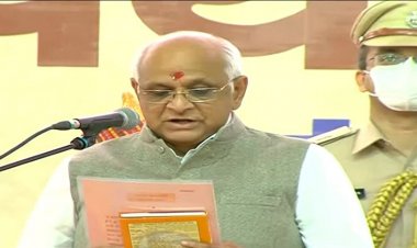 गुजरात के 17 वे मुख्यमंत्री के तौर पर भूपेंद्रभाई पटेल ने शपथ ली