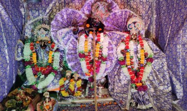 भगवान कृष्ण का जलवा पूजन का कार्यक्रम हुआ