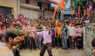 नागदा में अनंत चौदस  पर निकला पारंपरिक चल समारोह