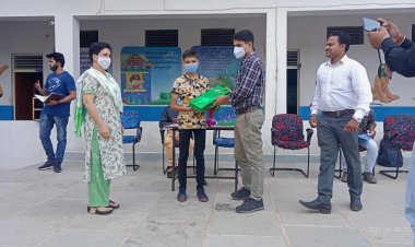हॉली बड्स इंटरनेशनल स्कूल शिवपुरी में मनाया गया हिंदी दिवस