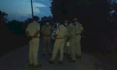 आईजी हवा सिंह घुमरिया ने घटनास्थल का निरीक्षण किया